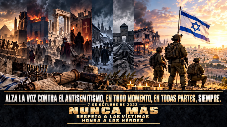 ALZA LA VOZ CONTRA EL ANTISEMITISMO — EN TODO MOMENTO, EN TODAS PARTES, SIEMPRE
